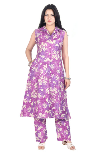 Amethyst Purple Co-ord set for women